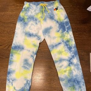 Aviator tie dye Sweatpants